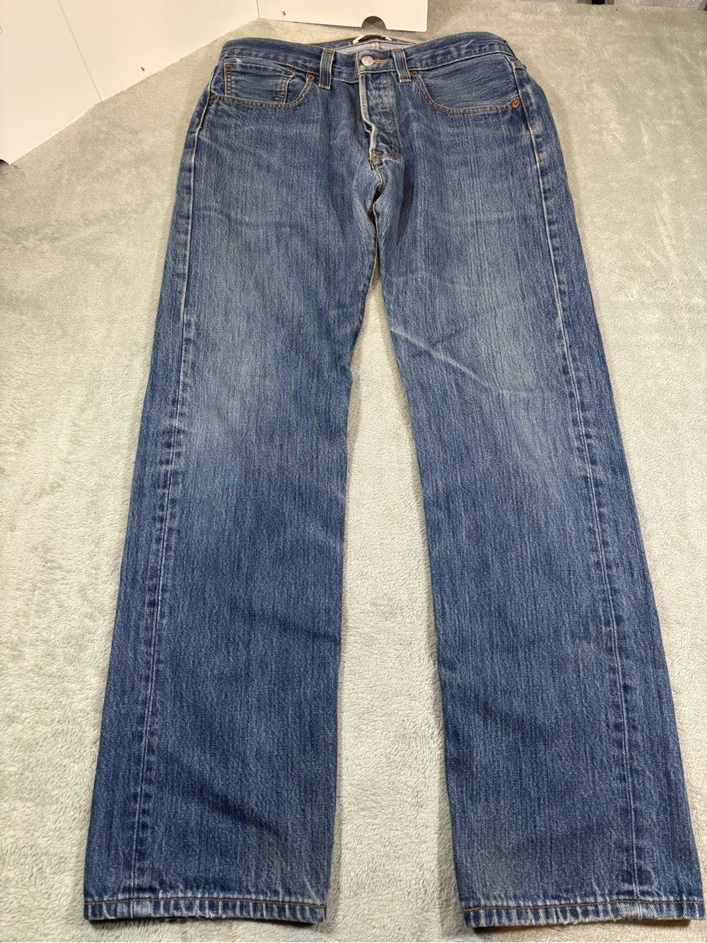 Levi’s 501 Original Straight Leg Button Fly Jeans 31x32 (Fits 30x31)